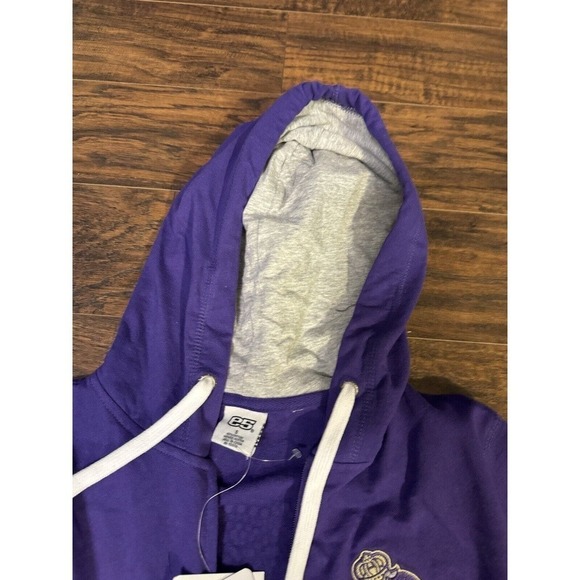 e5 Collegiate JM University Zip Up Hoodie Purple Women's Sz:S - Picture 8 of 10